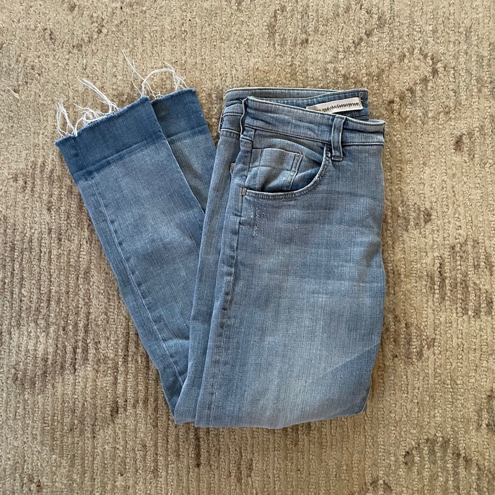 Ankle distressed Boyfriend Jeans